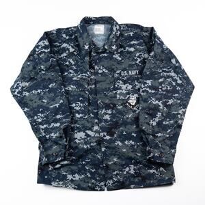 US Navy NWU Type I Digital Camo Jacket Medium Regular Military Uniform Shirt